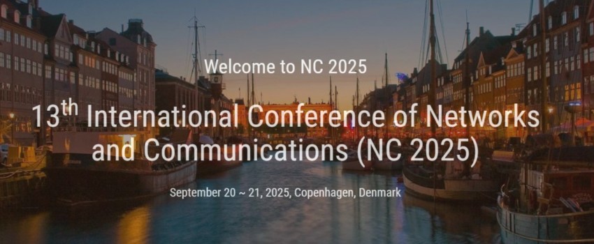 13th International Conference of Networks and Communications (NC 2025)