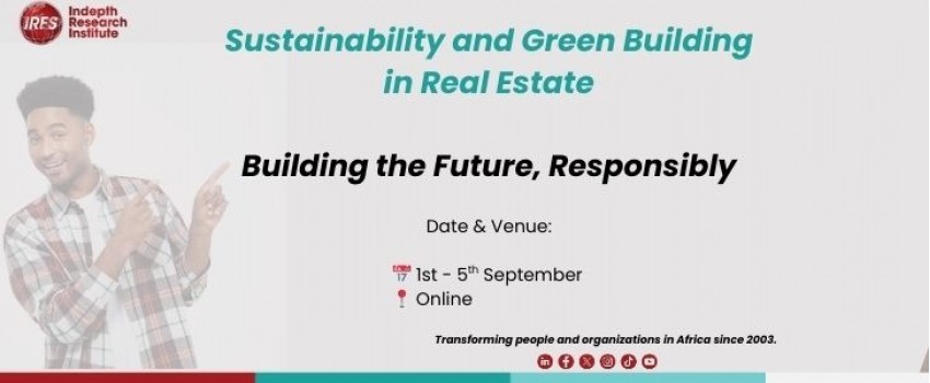 Sustainability and Green Building in Real Estate