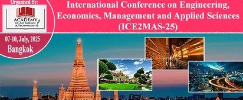 International Conference on Engineering, Economics, Management, and Applied Sciences (ICE2MAS 26), Bangkok