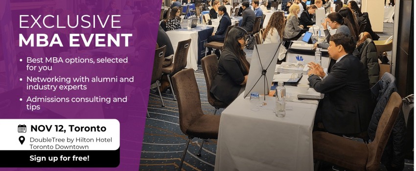 Ready to Boost Your Career with an MBA – Toronto, November 12