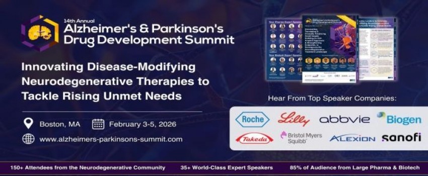14th Alzheimer's and Parkinson's Drug Development Summit