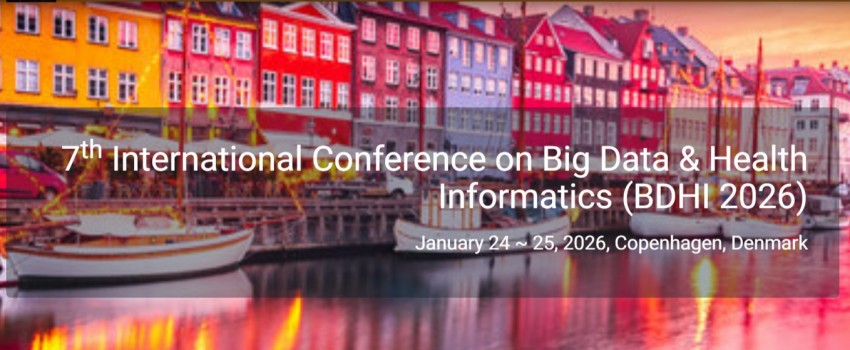 6th International Conference on Big Data & Health Informatics (BDHI 2026)