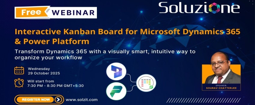 Interactive Kanban Board for Microsoft Dynamics 365