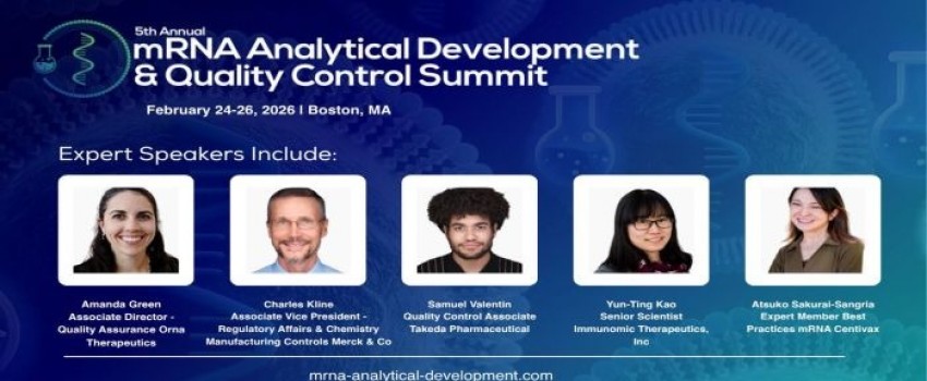 5th mRNA Analytical Development and Quality Control Summit