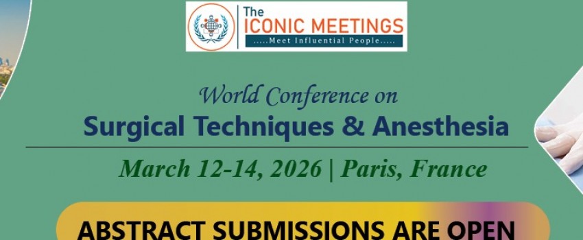  World Conference on Surgical Techniques & Anesthesia (WCSTA-2026)
