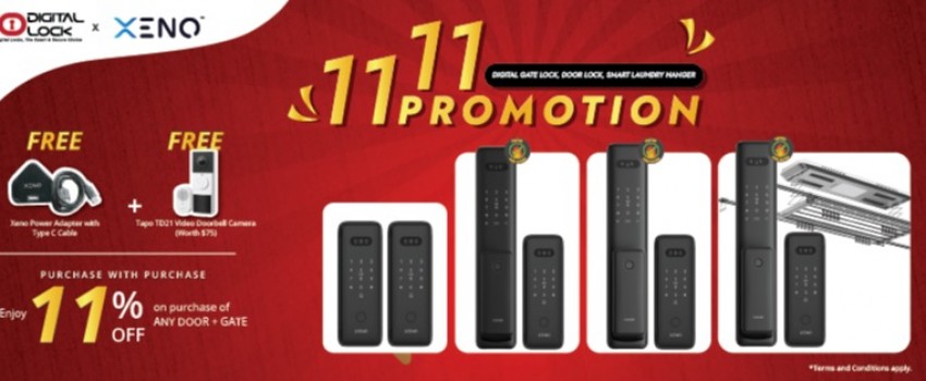 Unlock Mega 11.11 Deals on Xeno Digital Locks & Laundry Hangers! 
