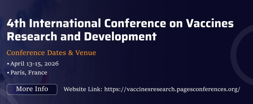4th International Conference on Vaccines Research and Development 