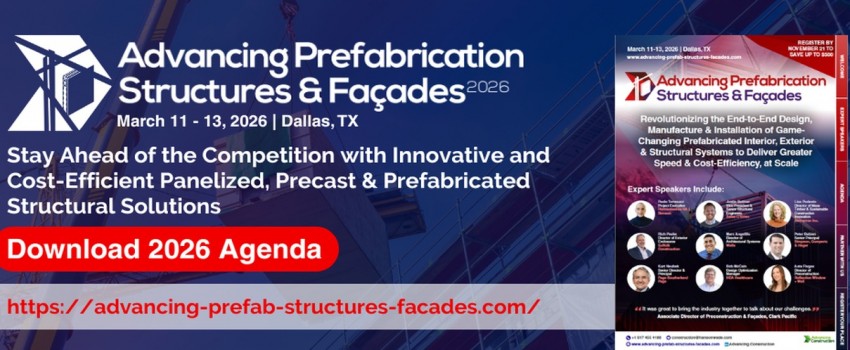 Advancing Prefabrication: Structures and Facades | March 11-13, 2026 | Dallas, TX