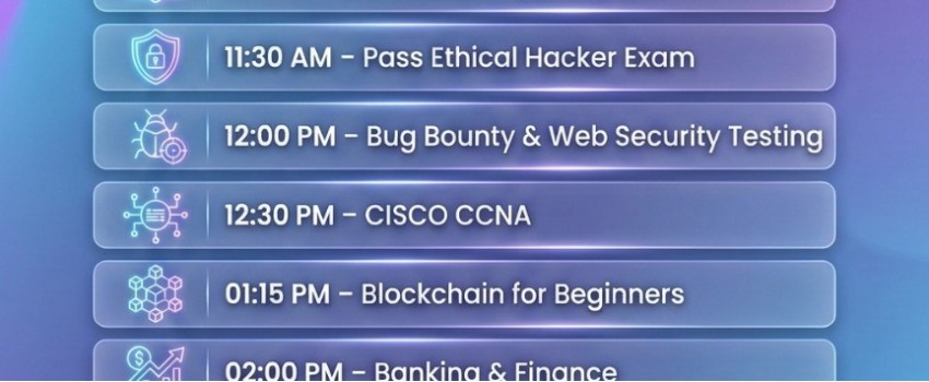 FREE Online Workshops – CCNA, Blockchain, Banking & Languages | 14 December | Omni Academy