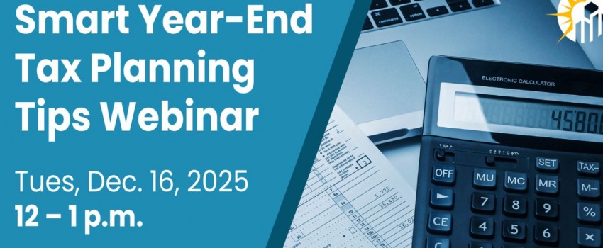 Smart Year-End Tax Planning Tips Webinar