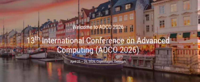 13th International Conference on Advanced Computing (ADCO 2026)