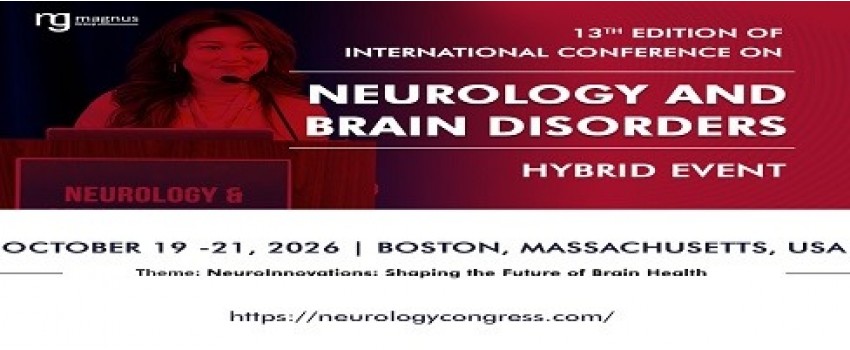 13th Edition of International Conference on Neurology and Brain Disorders