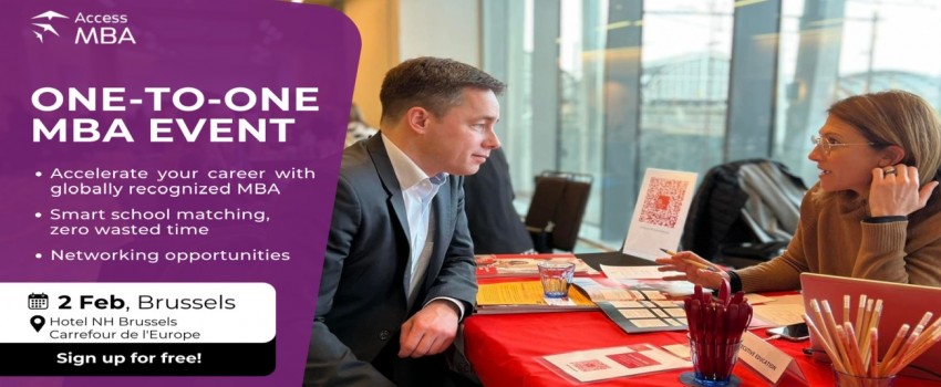 One Day. One City. Your Future MBA. | Brussels . February 2