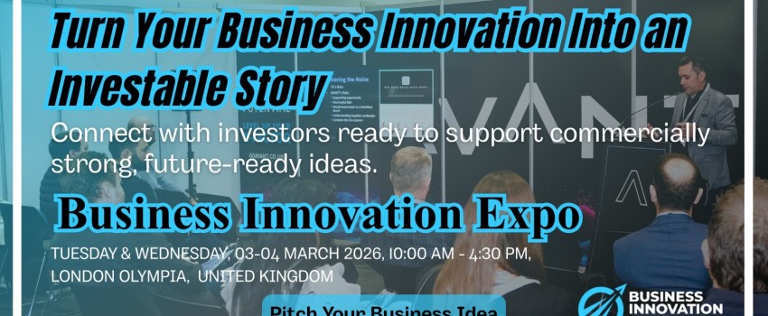 Business Innovation Expo 2026 | Join Us As Investor's Pitch Fest At B2B Show