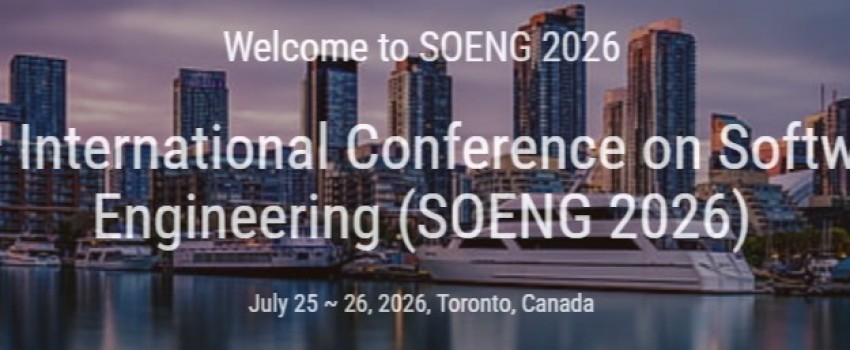 12th International Conference on Software Engineering (SOENG 2026)