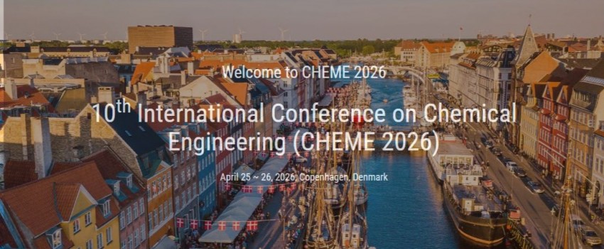 10th International Conference on Chemical Engineering (CHEME 2026)