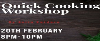 Online quick cooking workshop by Anita Katdare