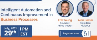 Live Webinar : Intelligent Automation and Continuous Improvement in Business Processes