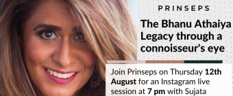 An Instagram live talk with Sujata Assomull hosted by  Prinseps