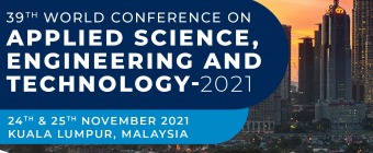 39th World Conference on Applied Science, Engineering & Technology