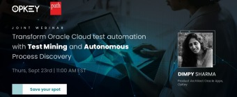 Transform Test Automation for Your Oracle Applications (EBS & Cloud)