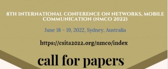 8th International Conference on Networks, Mobile Communication (NMCO 2022)