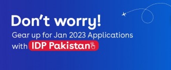 Apply for UK courses in January 2023 with IDP Pakistan!