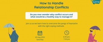 How to Handle Relationship Conflicts | Free Focus Group Session | Mental Health Event | Heart It Out