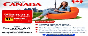 Study in Canada Webinar powered by Malayala Manorama