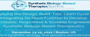 Synthetic Biology-Based Therapies Summit 2022