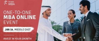 Exclusive One-to-One MBA Online Event in the Middle East
