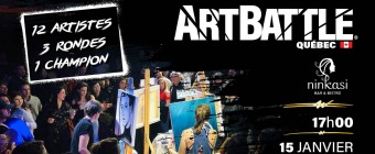 Art Battle Québec - 15 Janvier, 2023