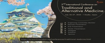2nd International Conference on Traditional and Alternative Medicine
