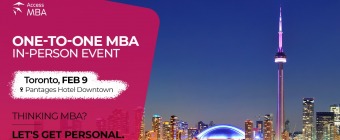 Access MBA in-person event in Toronto