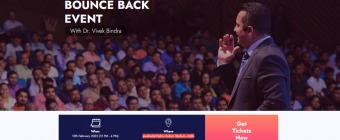 Dr Vivek Bindra Event In Delhi ( Bounce Back)