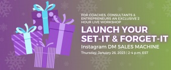 Launch Your Set-It & Forget-It Instagram DM Sales Machine