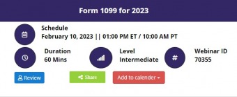Form 1099 for 2023