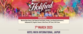 Celebrate the Best Holi Festival in Jaipur with HOLIFIED 2023