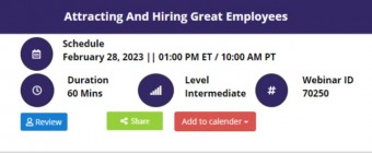 Attracting And Hiring Great Employees