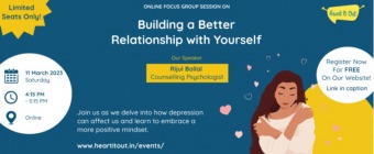Building a Better Relationship with Yourself| Online Mental Health Event 2023 | Heart It Out