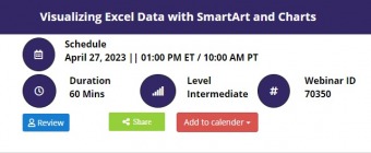 Visualizing Excel Data with SmartArt and Charts
