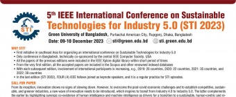 5th INTERNATIONAL CONFERENCE ON SUSTAINABLE TECHNOLOGIES FOR INDUSTRY 5.0 (2023)