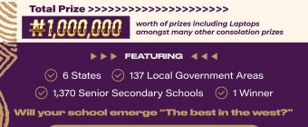 Roseline Etuokwu Sigma Secondary Quiz Competition Southwest, Nigeria