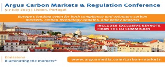 Argus Carbon Markets And Regulation Conference 2023, Lisbon, Portugal