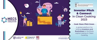 Investor Pitch and Connect in Clean Cooking 2023