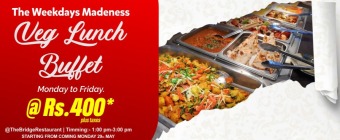 Weekday Maddness Lunch Buffet Starting at 499