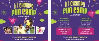 Li'L Champs Fun Camp with Family : Free Registration