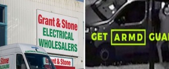 Anti-tool theft demo day at Grant and Stone Electrical Wholesalers in Maidenhead