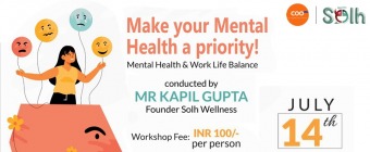Work - Life Balance Workshop at COO Coworking by Kapil Gupta | Solh Wellness