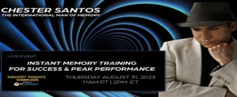 Instant Memory Training for Success & Peak Performance